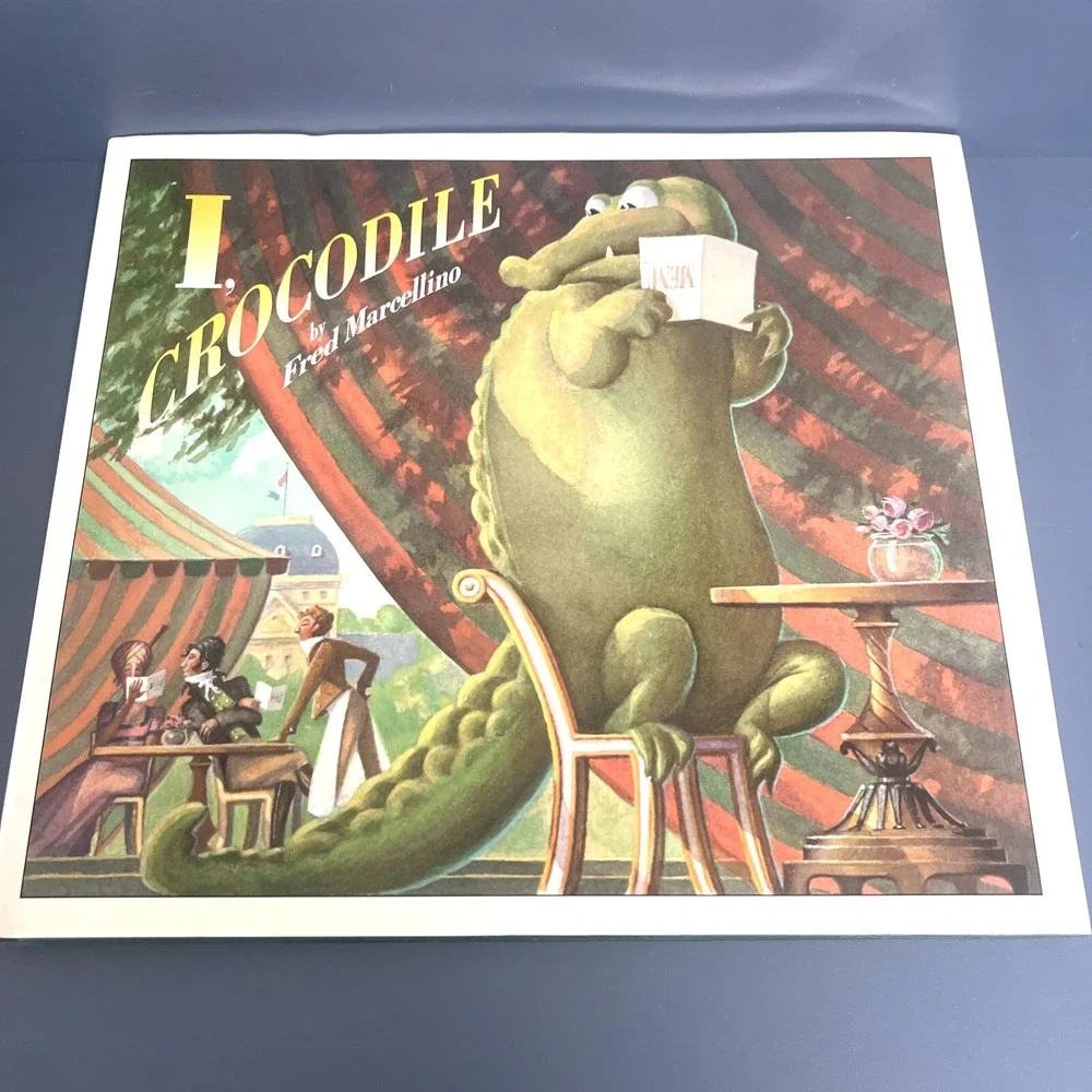 Fred Marcellino, I, CROCODILE, 1st Printing, HC/DJ, 1999 Hard‎ Back  New Rare